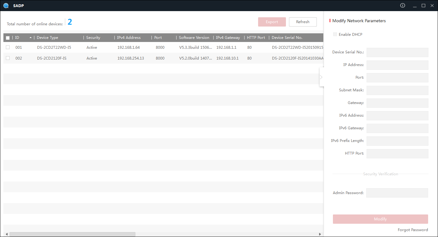 SADP v3.0.0.2